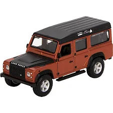 Автомодель - LAND ROVER DEFENDER 110 (ассорти белый, оранжевый металлик 1:32)18-43029 (Маш6597)