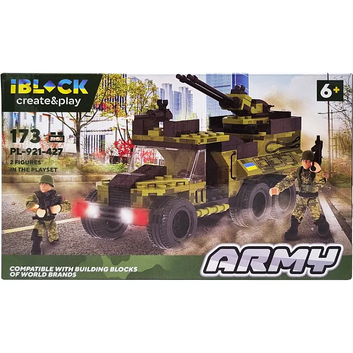 Конструктор детский Армия IBLOCK PL-921-427, 4 вида Вид 2
