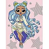 Набір для розпису по номерах для дітей "L.O.L. Surprise! O.M.G. Fashion show Missy Frost" зі стразами 30х40 см. KHO6273 (Нас5276)