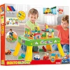 Игровой центр с блоками, 24шт и 1 машинка Molto (04827)