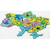 Пазл Карта Украины на магните PuzA4-22926 PuzzleOk (Дер9226)