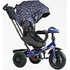 Велосипед 3-х цв. 8066 / 208-23 BestTrike "Perfetto" (1) поворотное сиденье, колеса резиновые надувные, корзина, фара музыкальная, USB, Bluetooth, в коробке