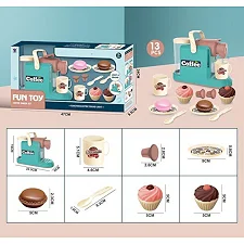 Кофемашина XS 21097 (12/2) 13 элементов, звук, подсветка, посуда, вкусности, кофейные капсулы, в коробке