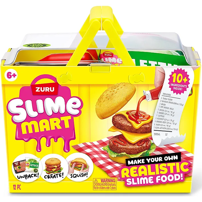Ігровий набір зі слаймами SLIME MART серії "Shopping Basket" – БУРГЕР