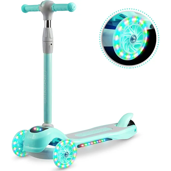 Самокат дитячий триколісний Ricokids Piko м'ятний
