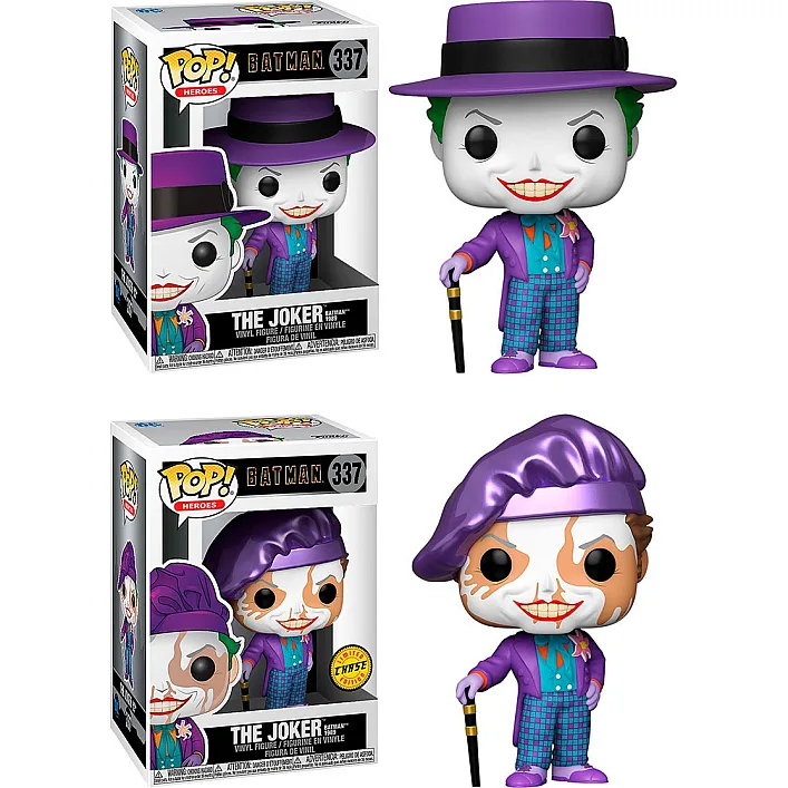 Игровая фигурка Funko POP! cерии Batman 1989 - JOKER WITH HAT WITH CHASE