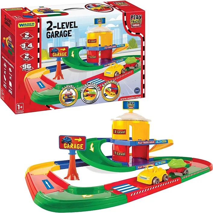 Игровой набор "Play Tracks Garage" (2 этажа)