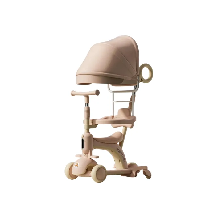 Самокат Smart Baby 669 Beige трансформер з дашком Maraton