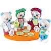 Деревянный набор Hape Семья белых мишек (E3529)