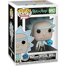Игровая фигурка Funko Pop! серии Рик и Морти - Рик с хрустальным черепом