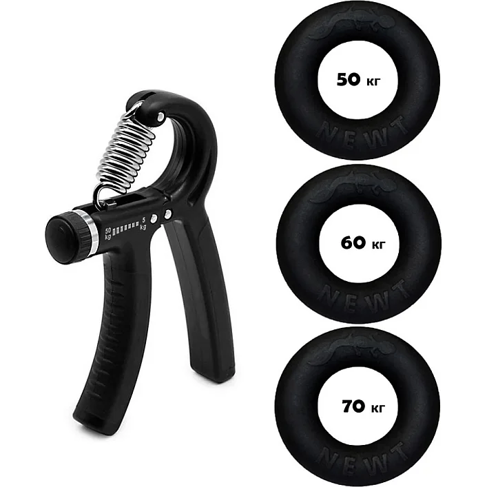 Набор кистевых эспандеров кольцо+эспандер ножницы Power Grip Set3 NE-1589-60