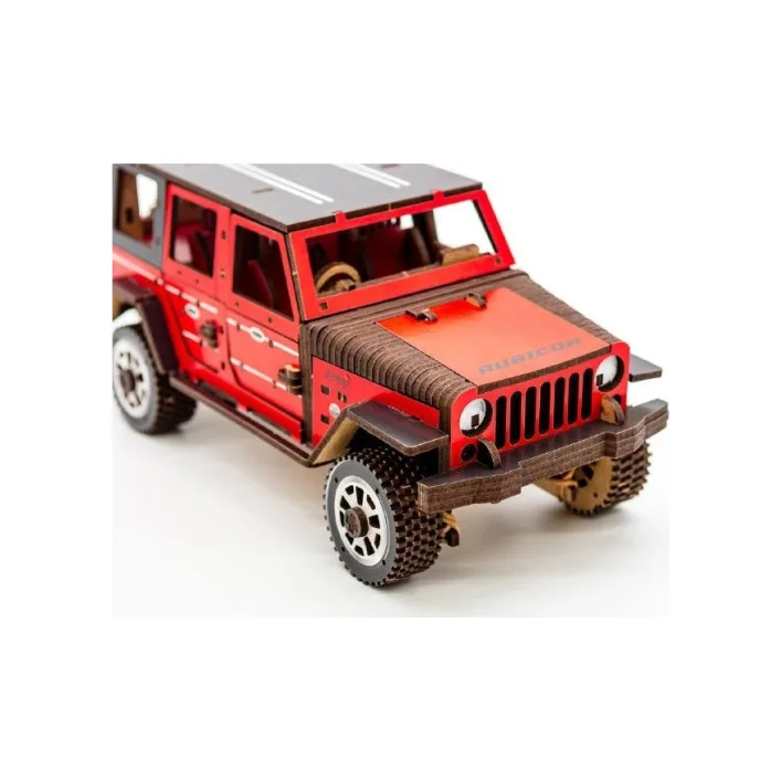 Деревянный 3D конструктор "Джип Wrangler" Арт-25162 г. 25*11*11 см PuzzleOk (Дер2516)