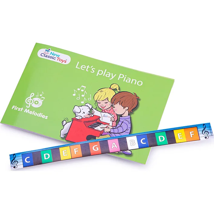 Детское пианино, New Classic Toys, черное, 18 клавиш, арт. 10157