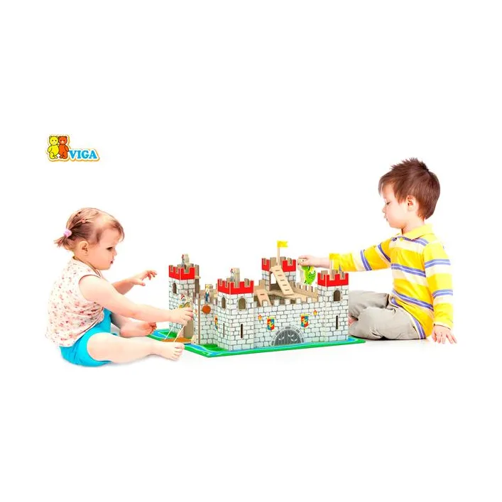 Деревянный набор Viga Toys Игрушечный замок (50310)