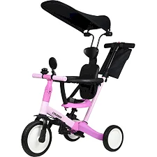 Биговел Tri-cycle 5in1 Cruiser Versa pink трансформер с доской (Вел1335)