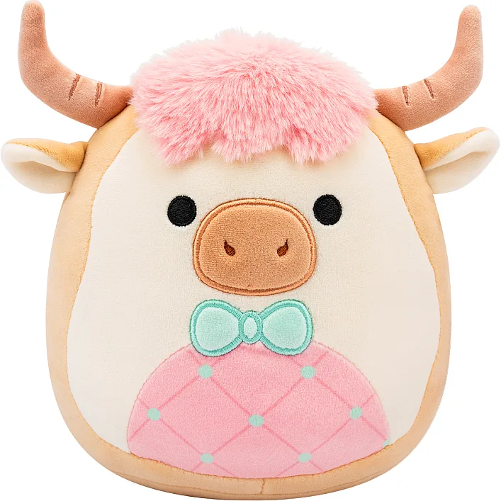 М'яка іграшка SQUISHMALLOWS - КОРІВКА САМСОН (19 cm)