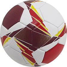 Мяч футбольный "5 (PVC, 320-350гр) бордово-красный (Мяч7701)