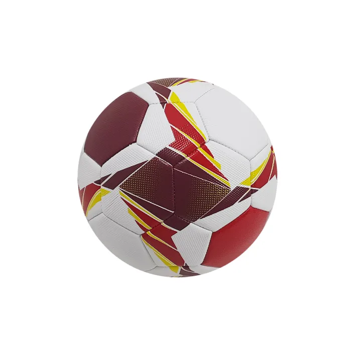 Мяч футбольный "5 (PVC, 320-350гр) бордово-красный (Мяч7701)