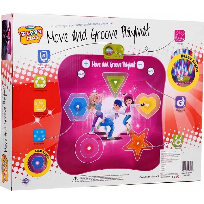 Танцювальний килимок "Move and Groove" для дітей 3+