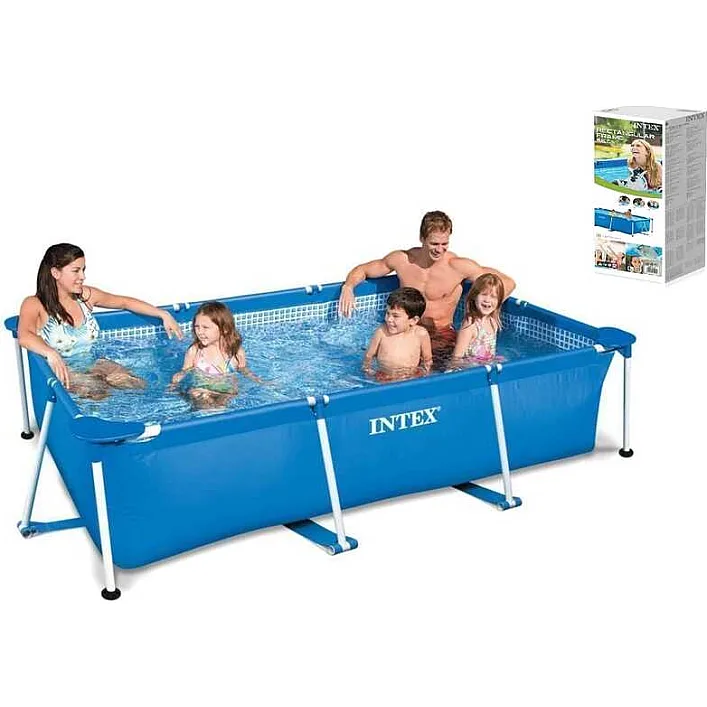 Intex Басейн каркасний 28270 NP (1) прямокутний. 1662 л /6 + років / 220 * 150 * 60 см / 58983 / в коробці