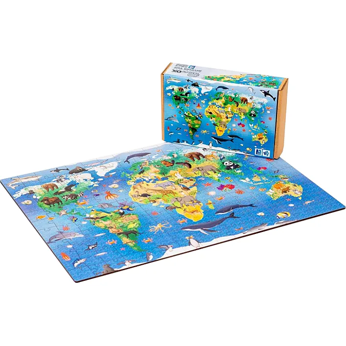 Фигурный деревянный пазл "Детский Мир" А3 Puz-04024 PuzzleOK (Дер8024)