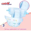 Підгузки GOO.N Plus для дітей 6-11 кг (розмір М, на липучках, унісекс, 52 шт)