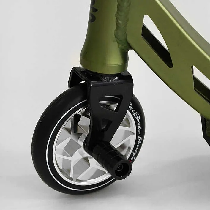 Самокат трюковый N- 56307 "Best Scooter" (2) "Freestyle", HIC-система, ПЕГИ, алюминиевый диск и дека, колёса PU, d=120мм, ширина руля 58 см