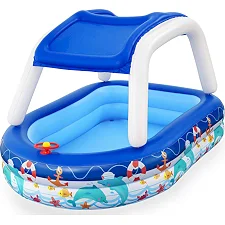 Бассейн надувной детский Bestway 54370 213x155x132 см