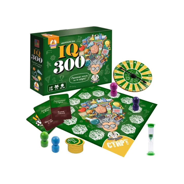 Игра настольная развлекательная. IQ300 VT8055-46 (укр) Vladi Toys (Нас5587)