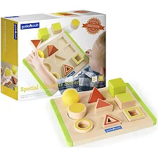 Деревянный сортер Guidecraft Manipulatives Фигуры в пространстве (G6744)