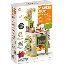 Магазин 922-200 с кассой, продуктами батарейка, музыка, свет кор.58*13*44 см (Дев5421)