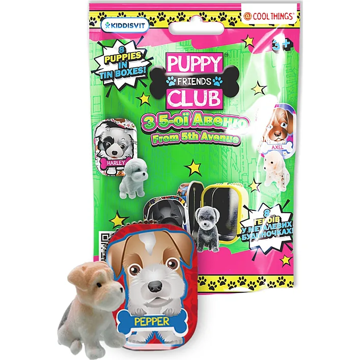 Фігурка-сюрприз COOL THINGS серії "Puppy Club" - ЦУЦЕНЯТА З 5-ОЇ АВЕНЮ
