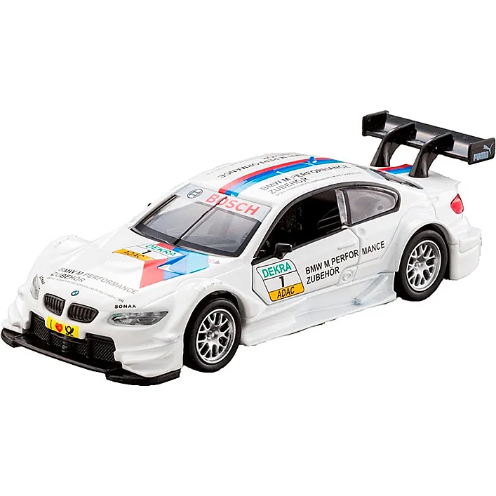 Автомодель – BMW M3 DTM (белый) 250256 в коробке TechnoDrive (Маш0256)