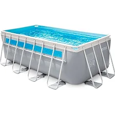 Бассейн каркасный Intex (26770) 400х200х122 см, 220-240V, фильтр-насос, стремянка, тент, подстилка