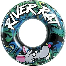 Круг надувной INTEX "River Rat" в коробке 68209 г. 122см (Рез6829)