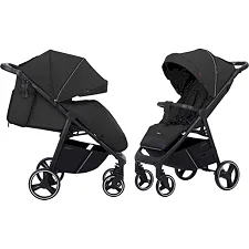 Прогулочная коляска CARRELLO Bravo CRL-8512 Pure Black (Нем6499)