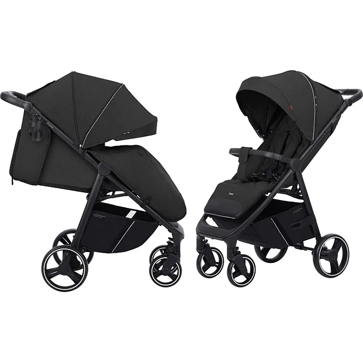 Прогулочная коляска CARRELLO Bravo CRL-8512 Pure Black (Нем6499)