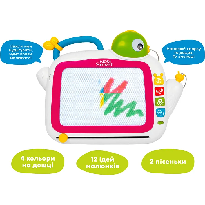 Розвивальна магнітна дошка KIDDI SMART - МУЗИЧНІ БАРВИ (українська)
