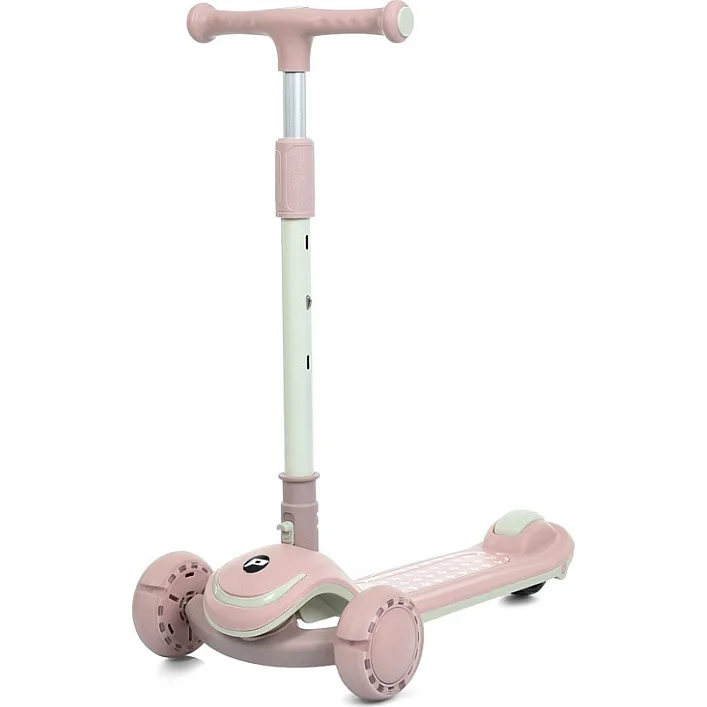 Самокат детский трехколесный JR3-128-P, колеса со светом