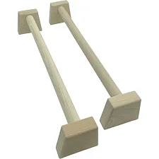 Паралетсы, упоры для отжимания деревянные Wood Gym Push Up NE-WD-50 из бука 50 см 2 шт