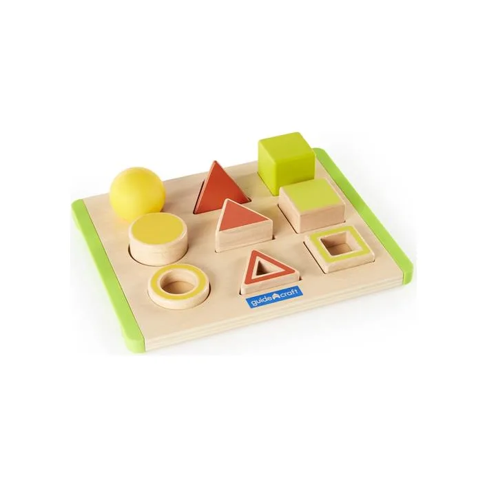 Деревянный сортер Guidecraft Manipulatives Фигуры в пространстве (G6744)
