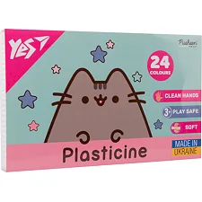 Пластилин Yes, 24 цв., 480г "Pusheen" 540685 (Кнц4825)