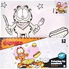 Набор для росписи по номерам QB913-006 "Гарфилд: Настроение вкуса" 30х30 см qbee (Нас1241)
