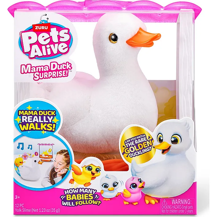 Интерактивный игровой набор Pets Alive – Мама уточка с сюрпризом