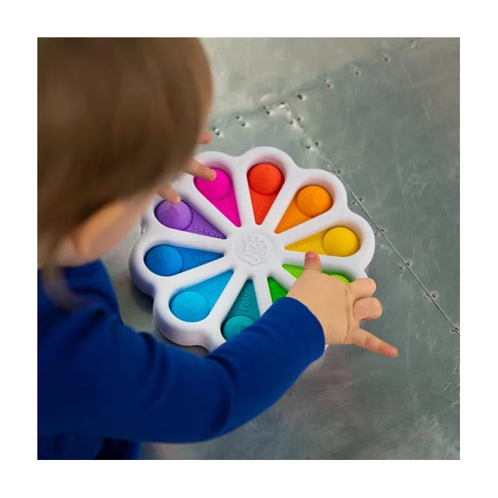 Игрушка-антистресс Fat Brain Toys dimpl digits Цветные лепестки (F275EN)