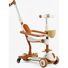 Самокат 5в1 "Skyper" GL-09077 (6) колеса PU 125х40мм зі світлом, УКР. МУЗИКА та підсвічування платформи, с ДОП. КОЛЕСАМИ, захисний бампер, в коробці