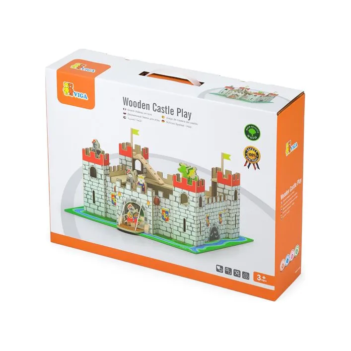 Деревянный набор Viga Toys Игрушечный замок (50310)