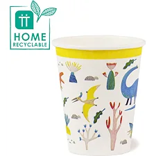 Стаканчики з динозврами, Talking Tables, одноразові, серія Dino (8 шт.)