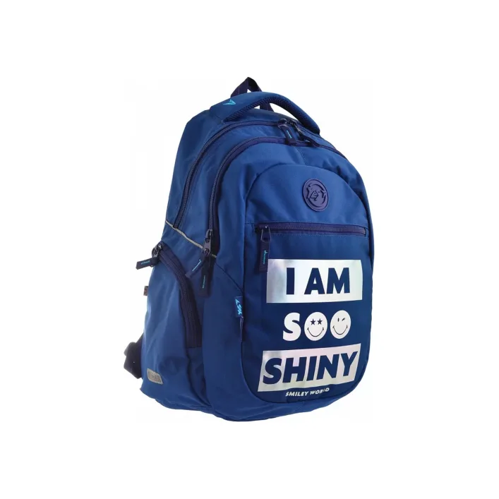 Рюкзак школьный "Yes" T-23 556501 Smiley World р.45*31*15см. (Кнц5650)