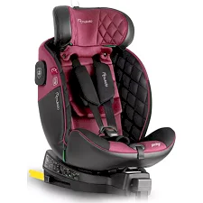 Автокрісло Nukido Prestige Line ISOFIX 0-36 кг, чорно-рожеве